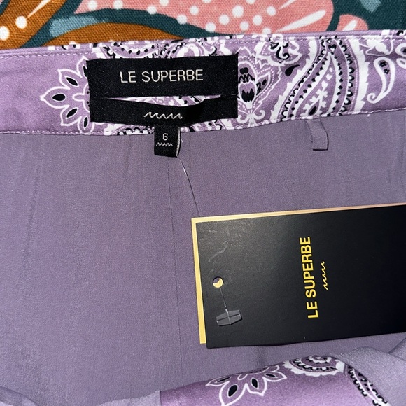 Neiman Marcus BANDANA VIOLETTA SHORTS sz 6 MSRP $265 NWT - Picture 10 of 10